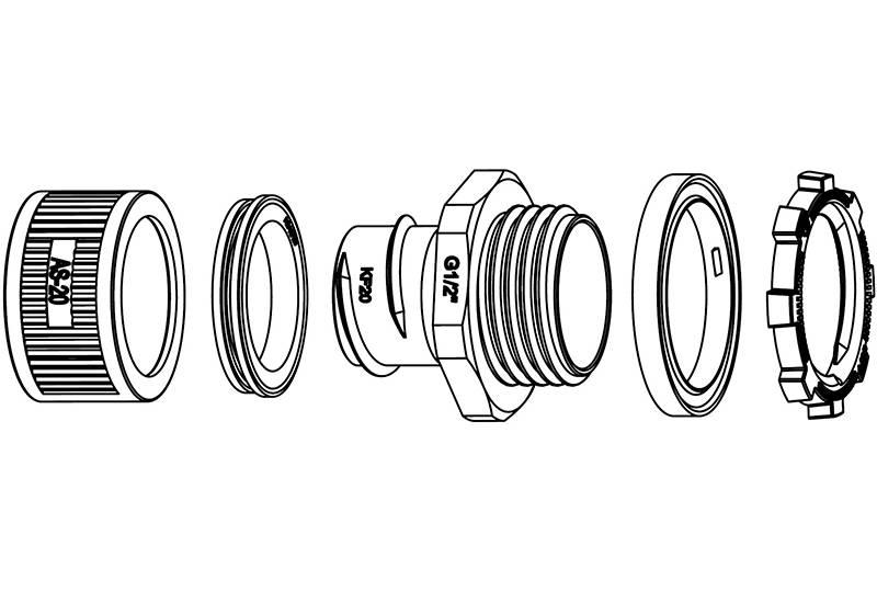 金屬軟管防水接頭-EZ09 Series 金屬軟管防水接頭-EZ09 Series